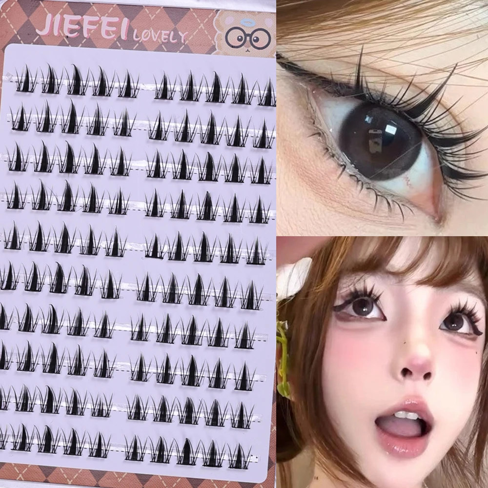 Eyelash Extension Uv Glue - Schattig konijntje 10-rij valse wimpers -