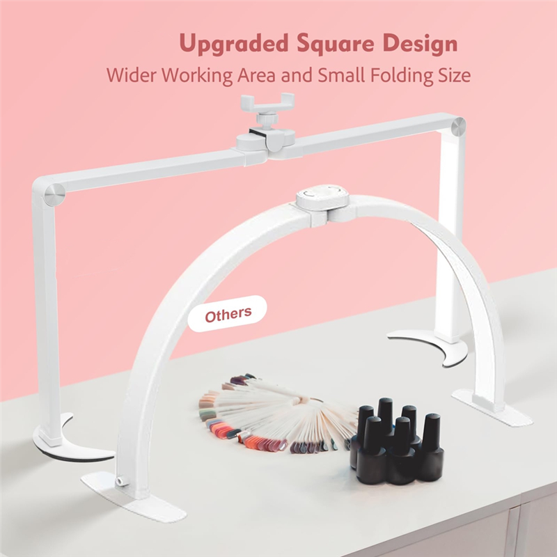 Eyelash Extension Led - ABZV-opvouwbare nagellamp voor bureau, groot nageltechnieklicht