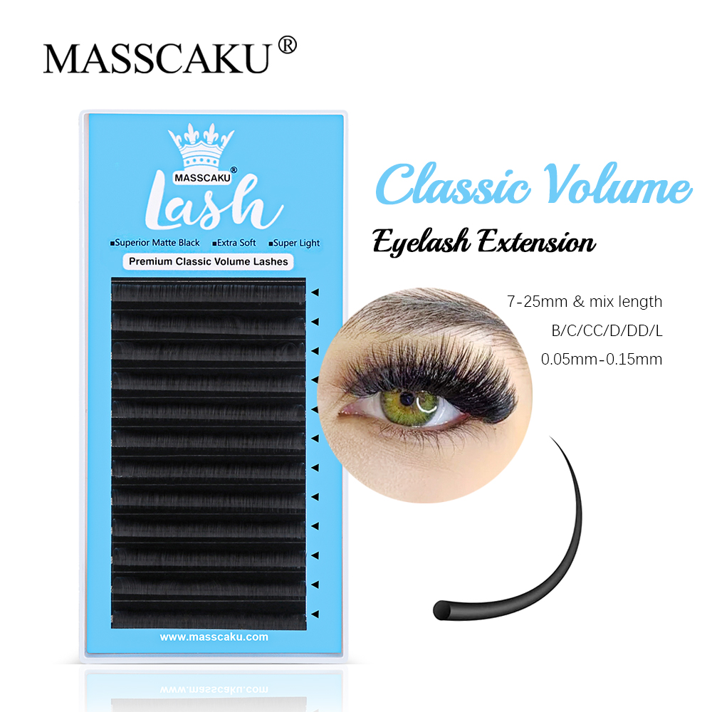 Eyelash Extension Remover At Home - Masscaku 0.05/0.07/0.10/0.15Mm Klassieke Regelmatige Wimperverlenging Individuele