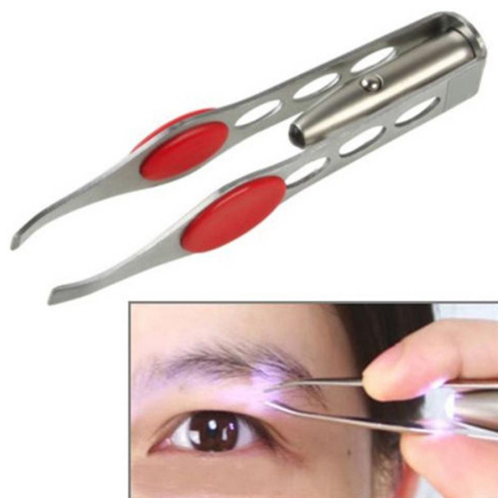 Eyelash Extension Led - Roestvrij staal wimper wenkbrauw pincet ontharing