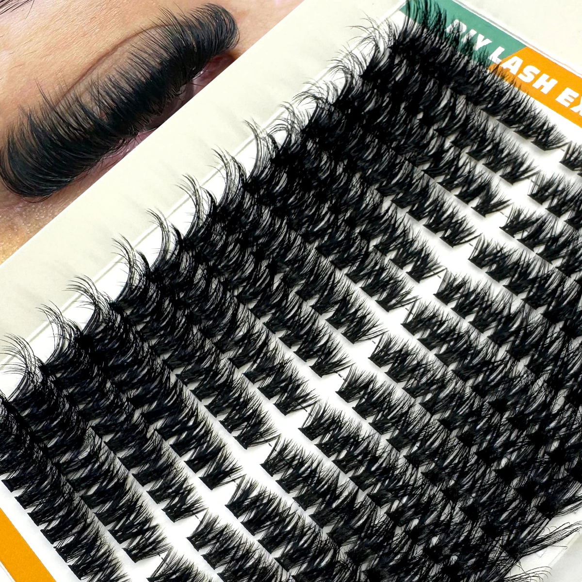 Eyelash Extension Volume Cat Eye - AMSDCN 80D Fluffy Lash Clusters Dikke