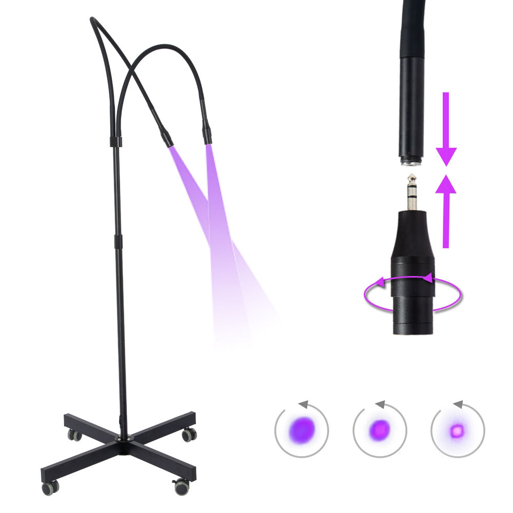 Eyelash Extension Led - tweekoppige 5W 10W Ultraviolet UV Curing