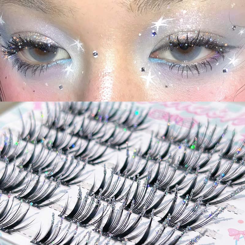 Eyelash Extension Korean - Mixiaohe Koreaanse stijl zelfklevende diamantwimpers met