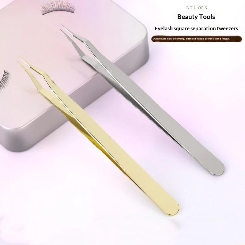 Lash Extension Tweezers - @*1 Set roestvrijstalen wimperverlenging pincetten antislip