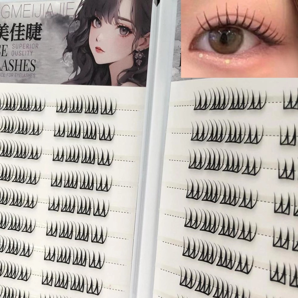 Eyelash Extension Korean - U-vorm Lijmvrije Valse Wimpers Grote capaciteit