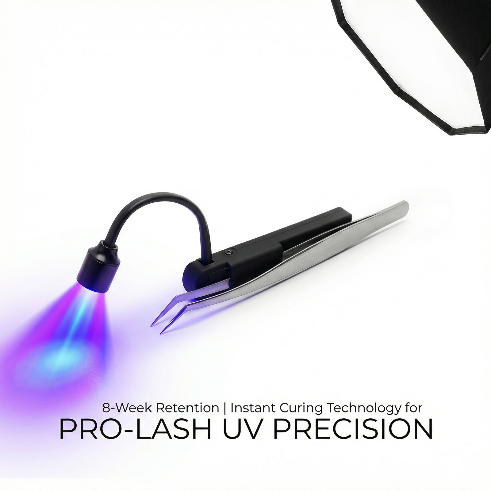 Lash Extension Tweezers - LED Wimperlamp 1W 395nm Snel uithardende