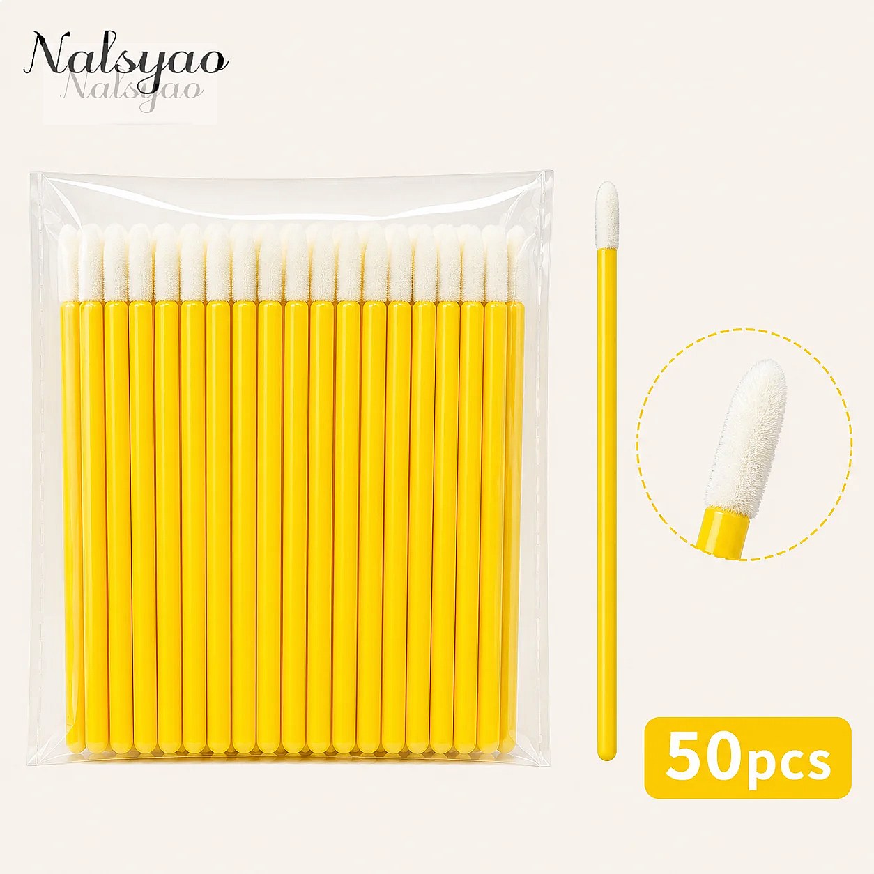 Eyelash Extension Eyeliner - 50/500 stuks wegwerp mascara-applicator lippenstiftborsteltjes wimperverlenging