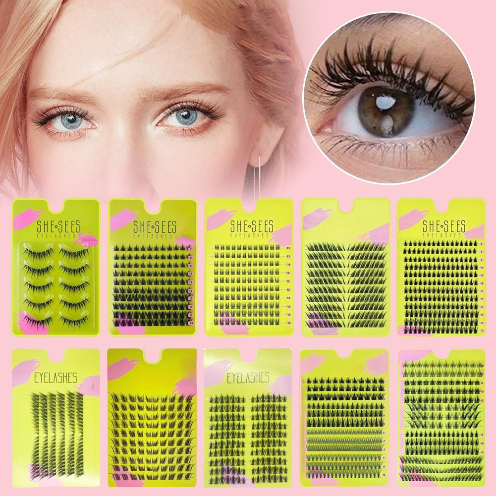 Eyelash Extension Volume Cat Eye - Natuurlijke Cluster Valse Wimpers Verlenging Zachte
