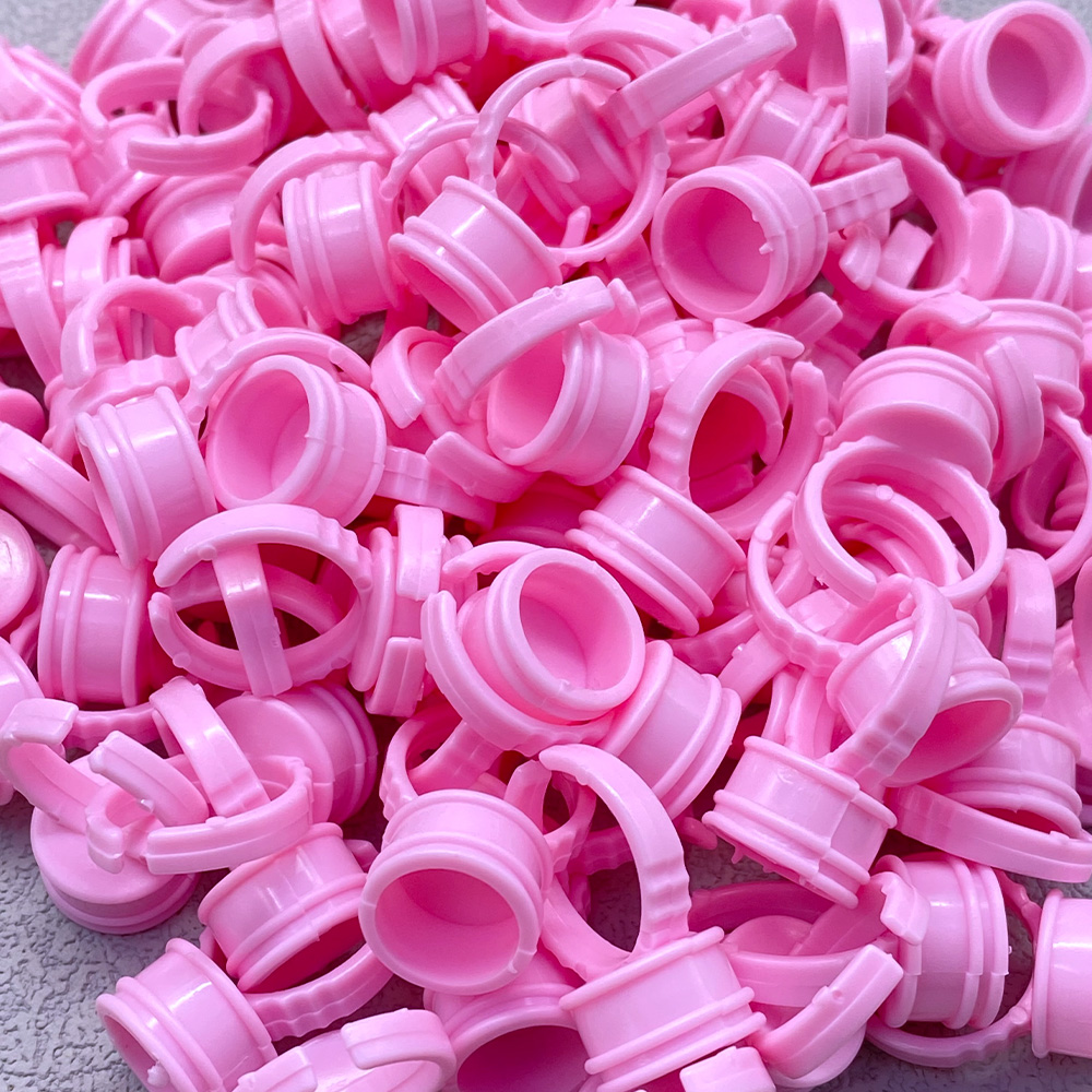 100 Stuks Wegwerp Lijm Ring Cu - Eyelash Extension Fan recensie en prijs