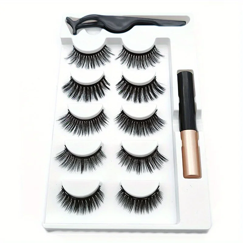5-paar magnetische wimpers set - Eyelash Extension Uv Glue recensie en prijs