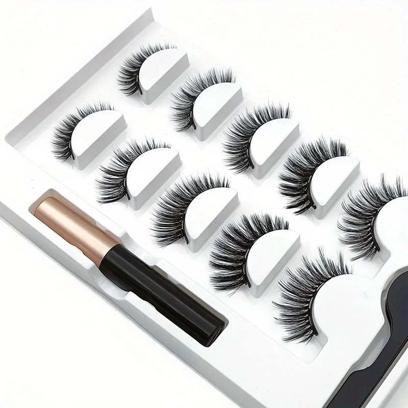 5-paar magnetische wimpers set - Eyelash Extension Uv Glue recensie en prijs