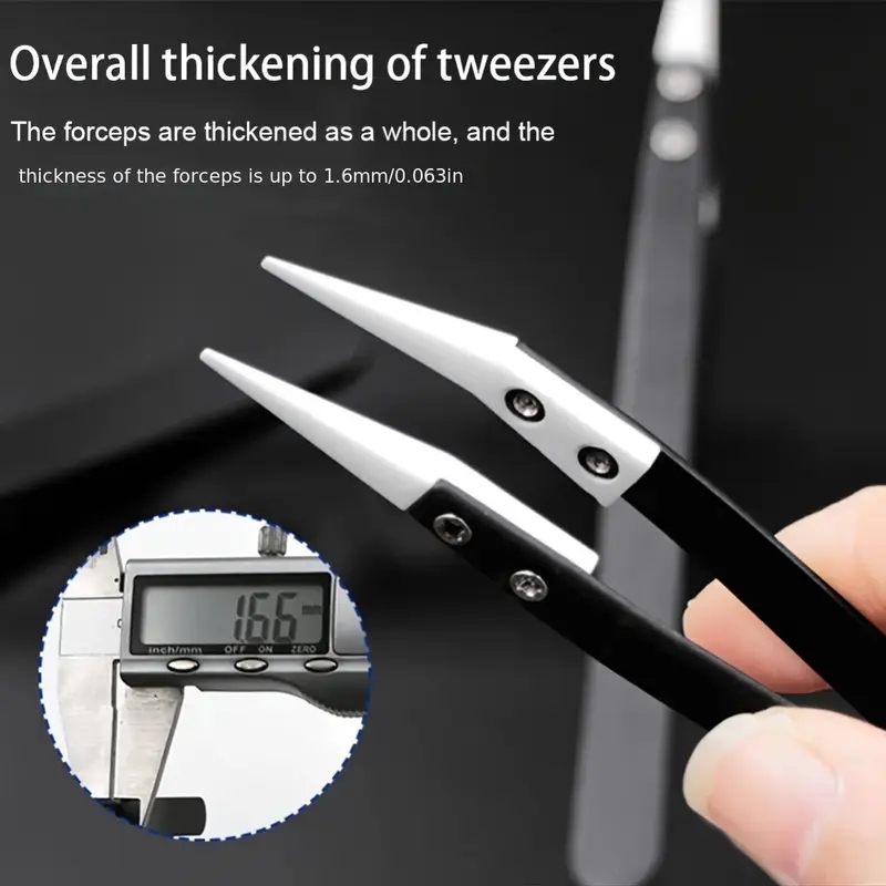Keramisch antistatisch pincet, - Isolation Tweezer Curved recensie en prijs