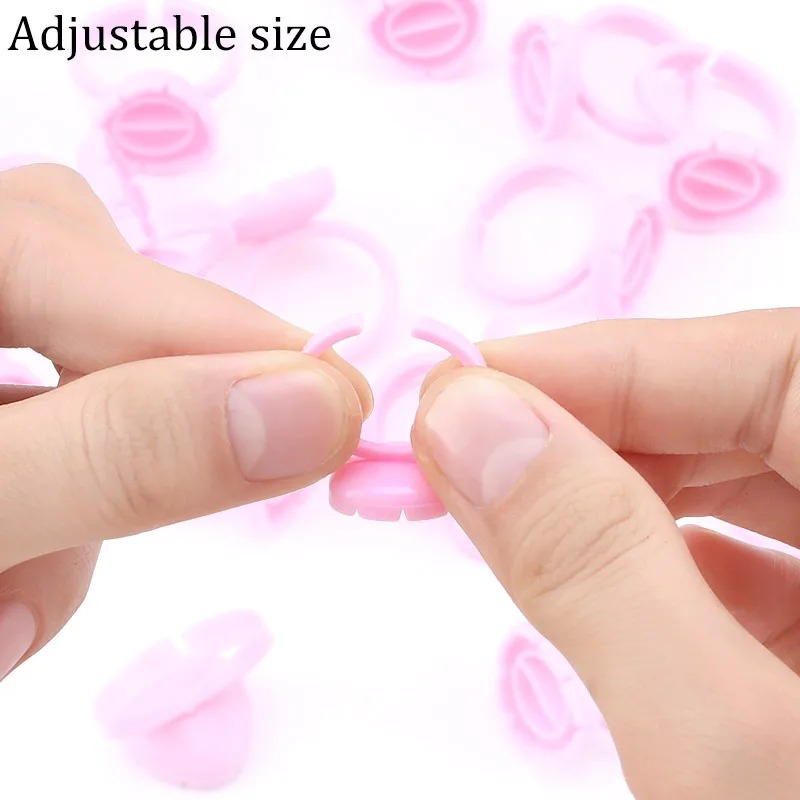 100 Stuks Wegwerp Wimperlijm R - Eyelash Extension Maps recensie en prijs