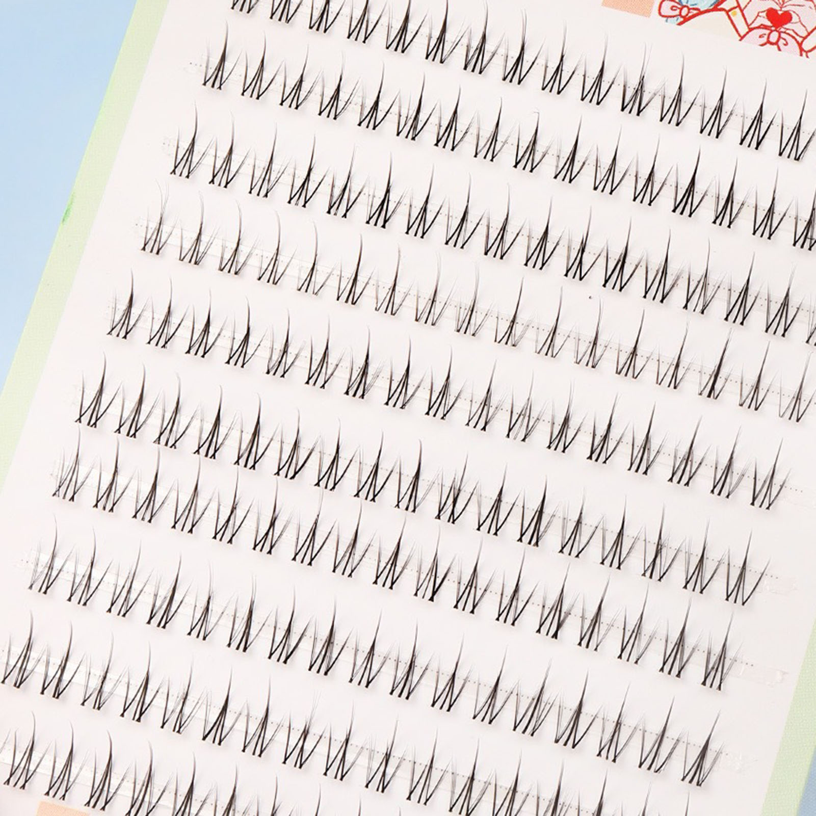 Piekerige individuele wimpers  - Eyelash Extension Korean recensie en prijs