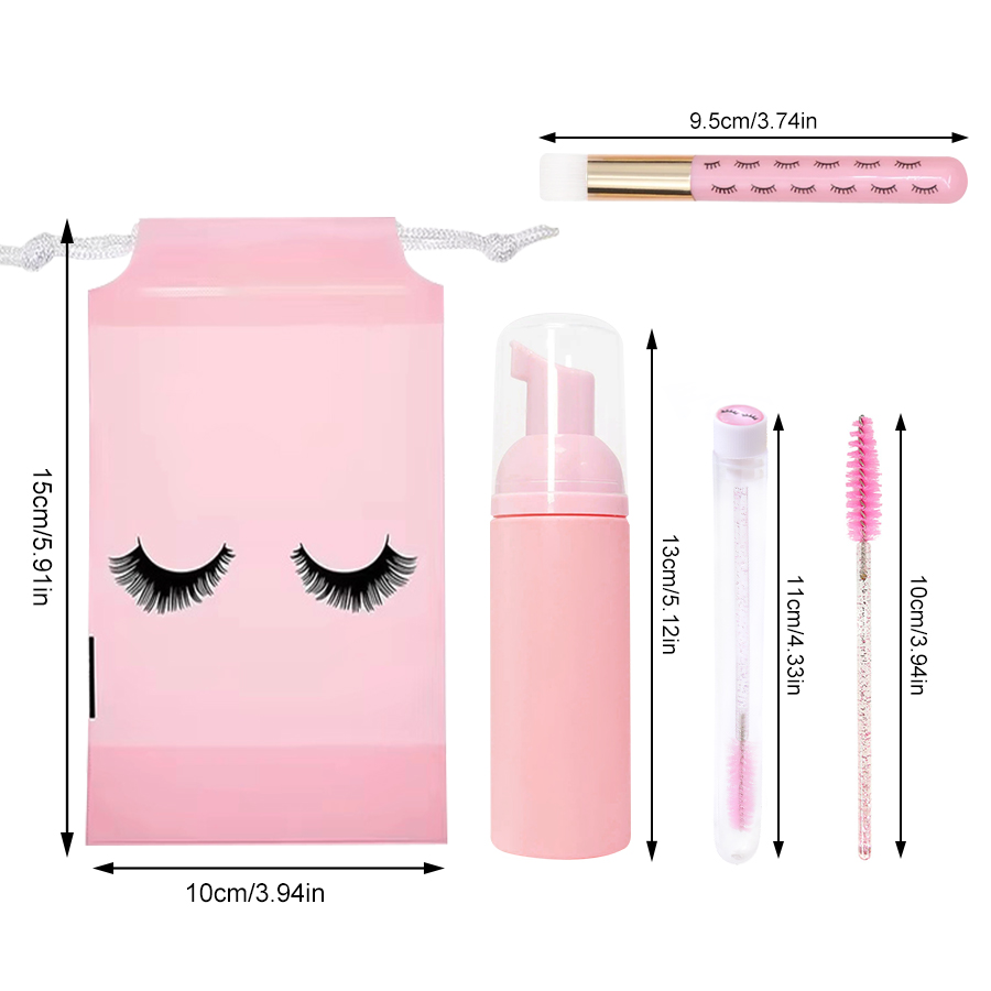 83 STKS Lash Shampoo Flessen B - Eyelash Extension Aftercare recensie en prijs