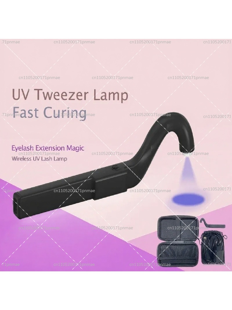 Draadloze UV LED wimperpincetl - Lash Extension Tweezers recensie en prijs