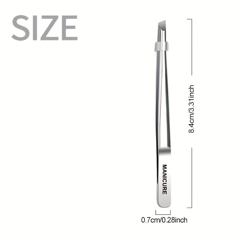 Schuine pincet van roestvrij s - Lash Extension Tweezers recensie en prijs