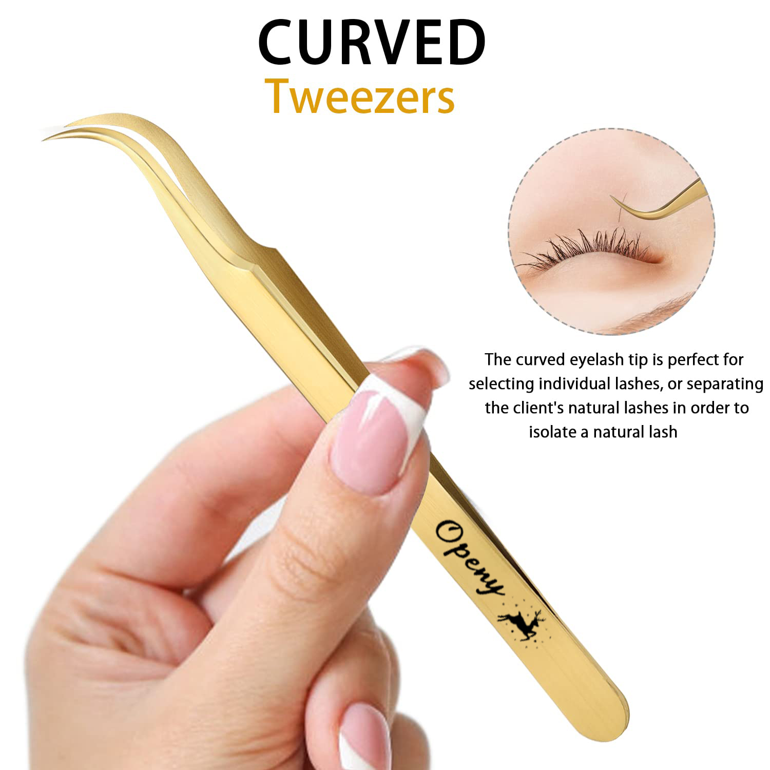 Wimperverlenging pincet Profes - Isolation Tweezer Curved recensie en prijs