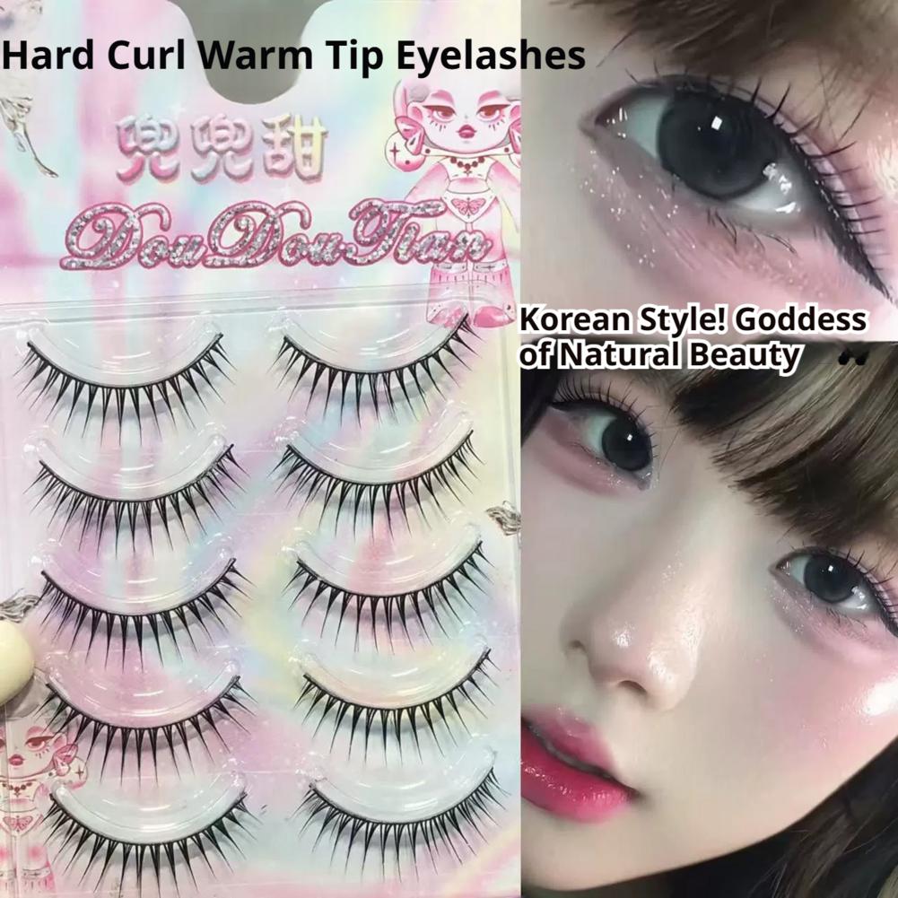 5 Paar Koreaanse Manga Nepwimp - Eyelash Extension Korean recensie en prijs