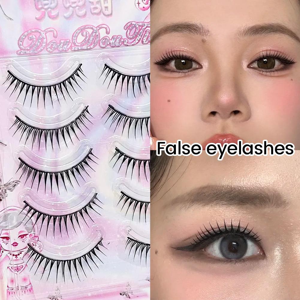 5 Paar Koreaanse Manga Nepwimp - Eyelash Extension Korean recensie en prijs
