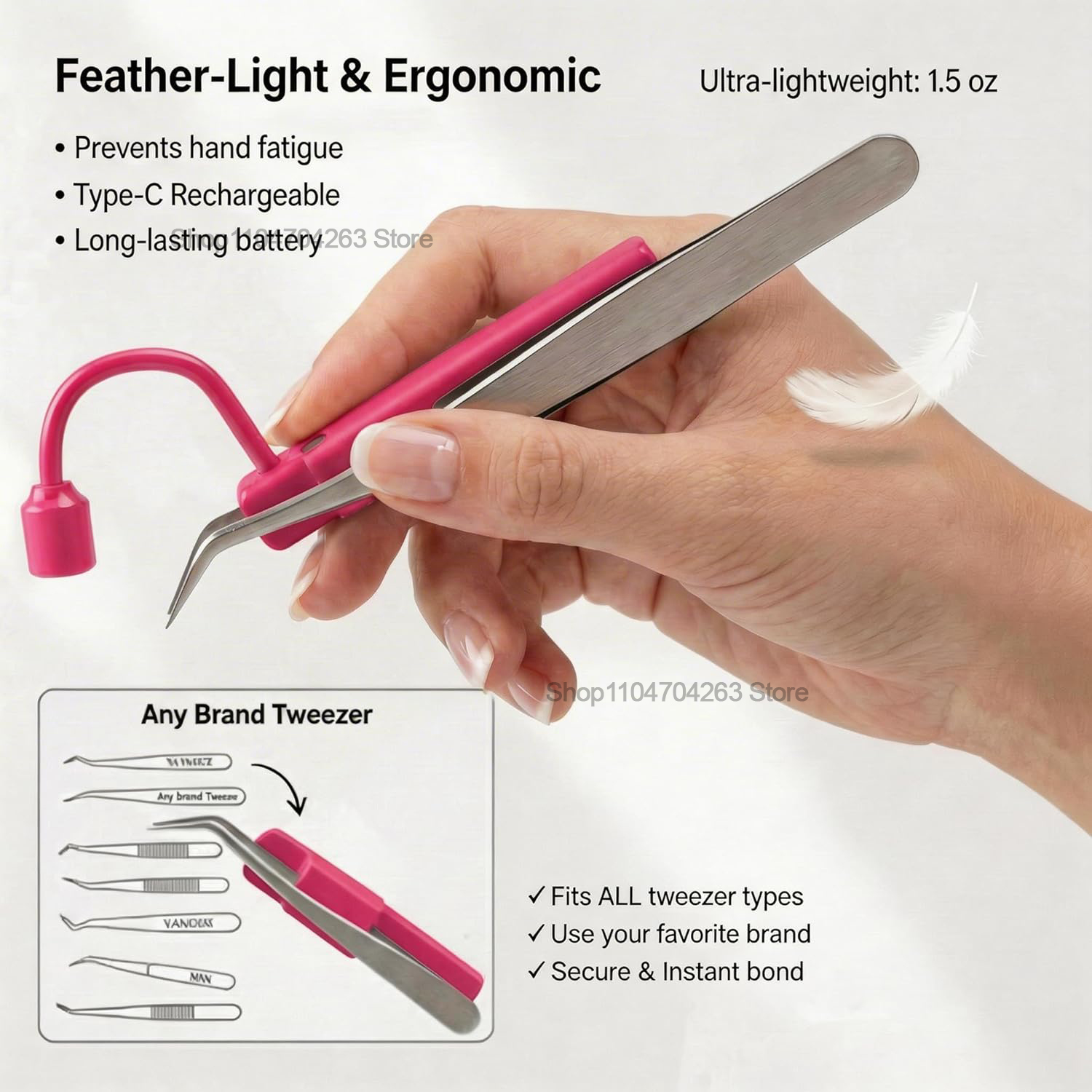 Mini UV Wimperlicht 180 °   Ro - Eyelash Extension Uv recensie en prijs