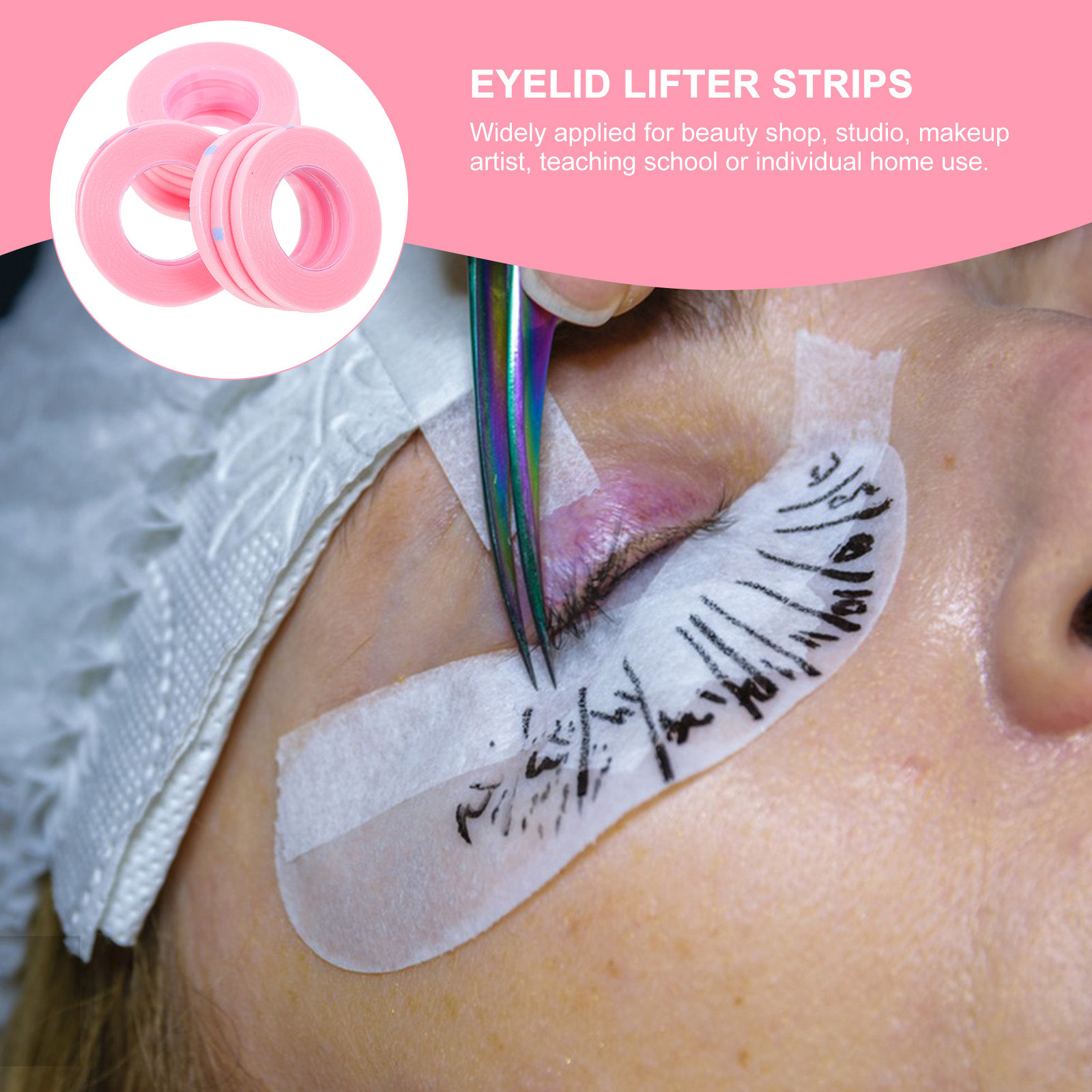10 Rollen Wimpertape Wimperver - Eyelash Extension For No Eyelid recensie en prijs