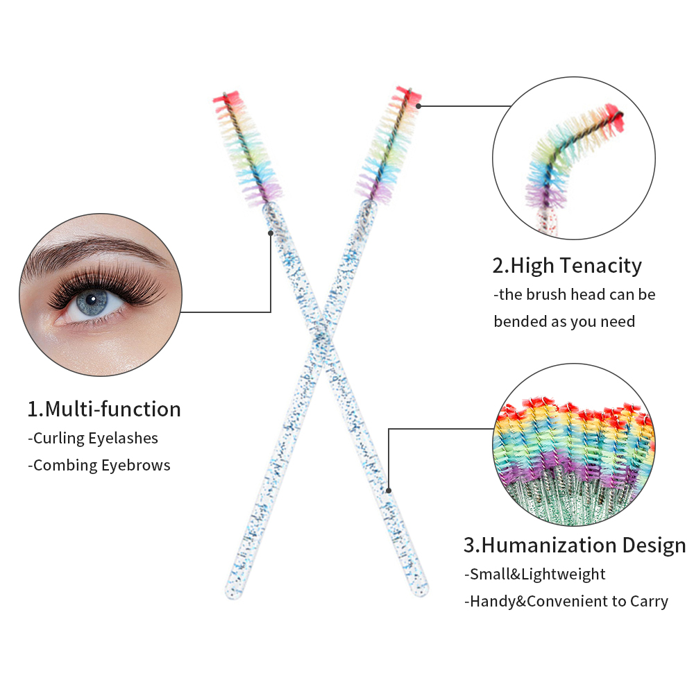 50 STKS Regenboogkristal Wimpe - Eyelash Extension Maps recensie en prijs