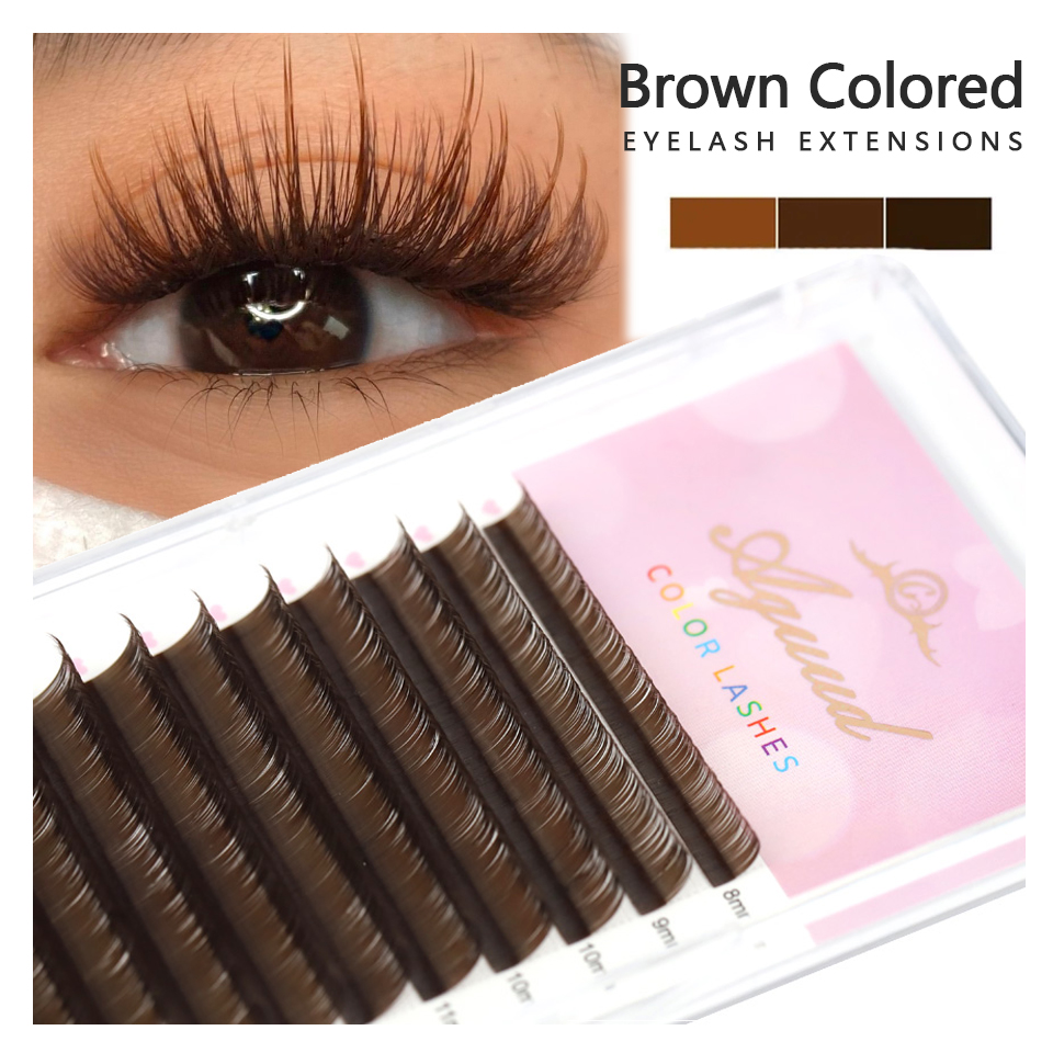 Kleur Lash Paars Blauw Bruin G - Eyelash Extension Uv recensie en prijs
