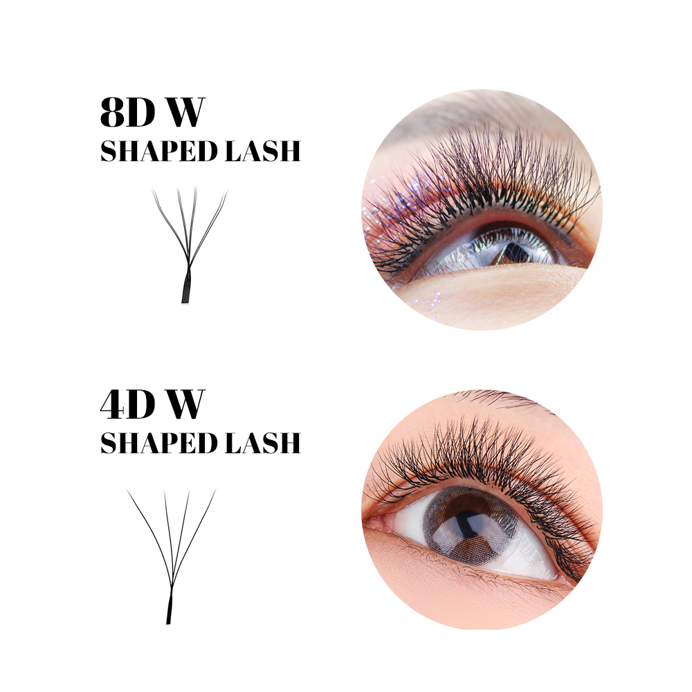 FADVAN W Vorm Dubbellaags Wimp - Eyelash Extension Fan recensie en prijs
