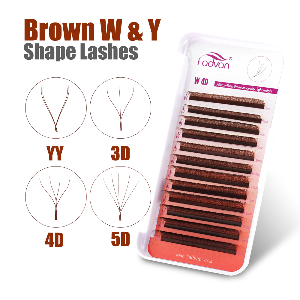 FADVAN Bruin 4D/3D/5D wimpers  - Eyelash Extension Fan recensie en prijs