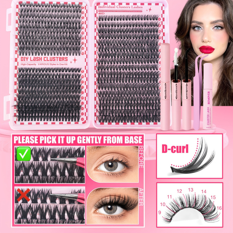 740/200pcsCluster Wimperverlen - Lash Extension Tweezers recensie en prijs