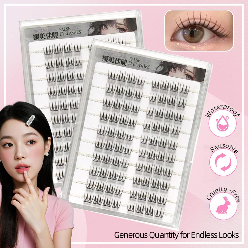 U-vorm Lijmvrije Valse Wimpers - Eyelash Extension Korean recensie en prijs