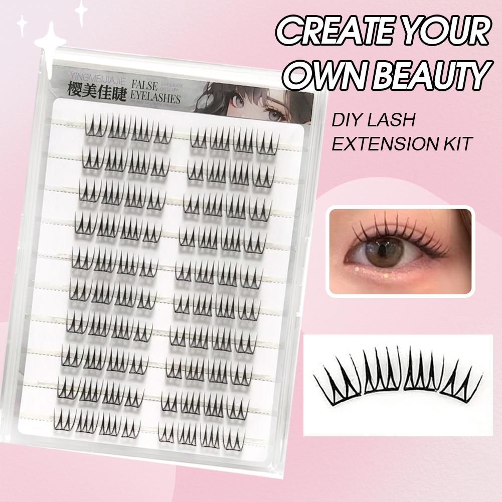U-vorm Lijmvrije Valse Wimpers - Eyelash Extension Korean recensie en prijs