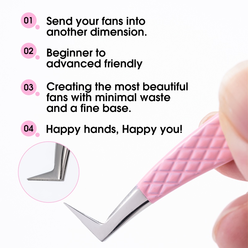 Hoge precisie wimperverlenging - Isolation Tweezer Curved recensie en prijs