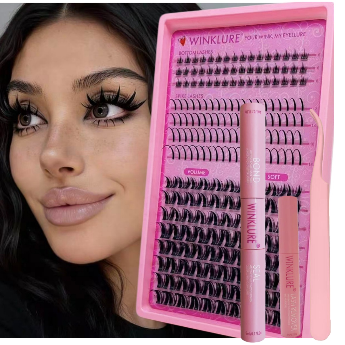 WINKLURE Fluffy Lash Clusters  - Eyelash Extension Volume Lashes recensie en prijs
