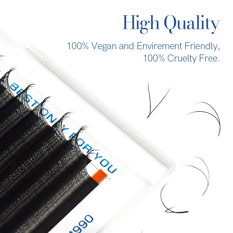 16 Ros Yy Vorm Wimpers Extensi - Eyelash Extension Y Shape recensie en prijs