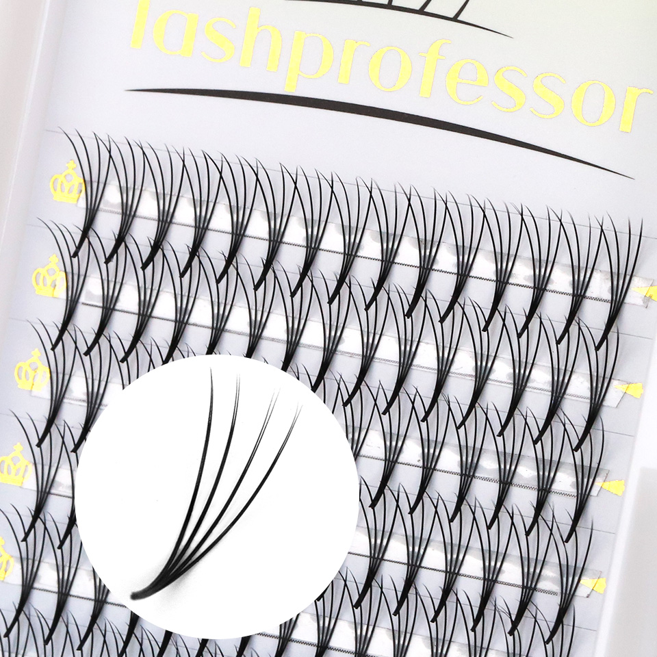 Platte Premade Wimper Fan 3D 4 - Eyelash Extension Korean recensie en prijs