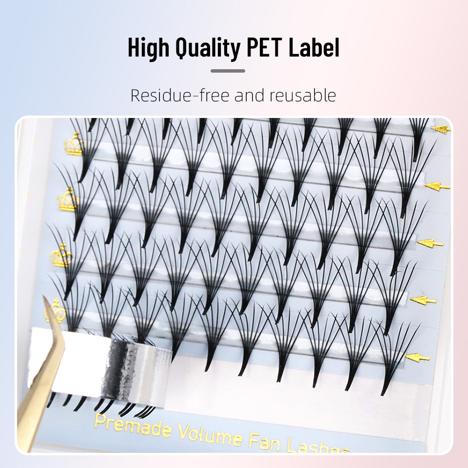 Platte Premade Wimper Fan 3D 4 - Eyelash Extension Korean recensie en prijs