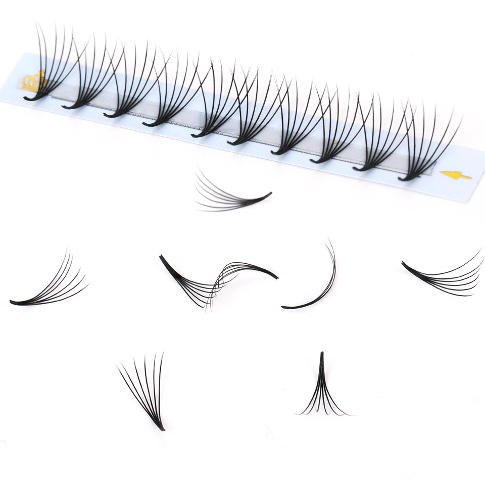 Platte Premade Wimper Fan 3D 4 - Eyelash Extension Korean recensie en prijs