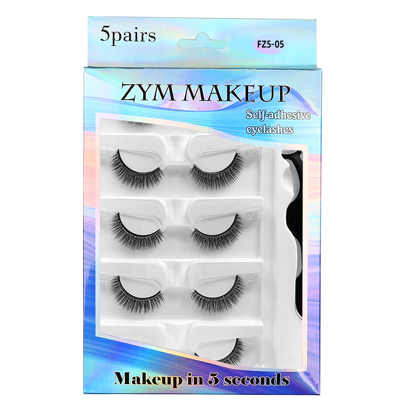 5 paar lijmvrije zelfklevende  - Eyelash Extension Uv Glue recensie en prijs