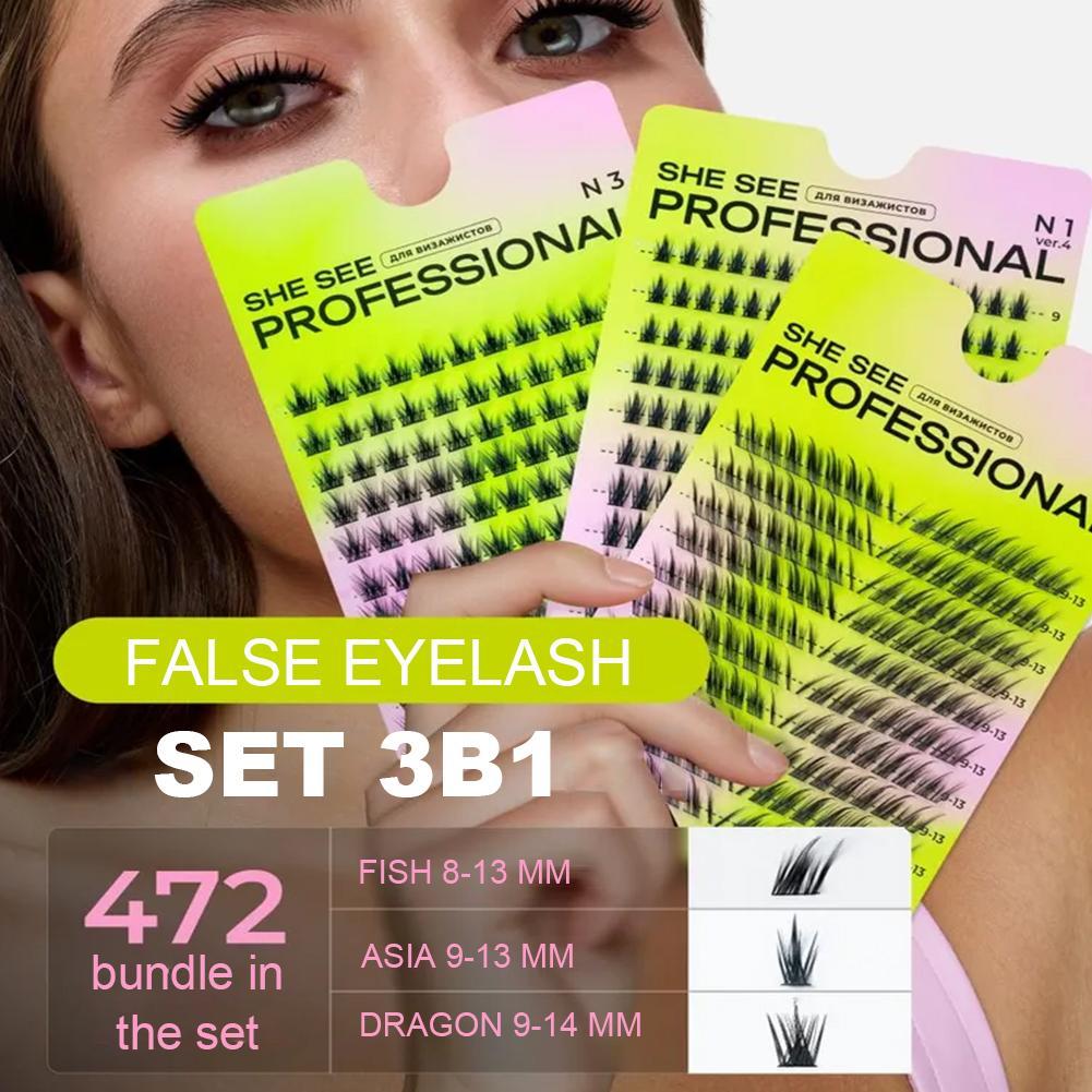 Natuurlijke Cluster Valse Wimp - Eyelash Extension Volume Cat Eye recensie en prijs