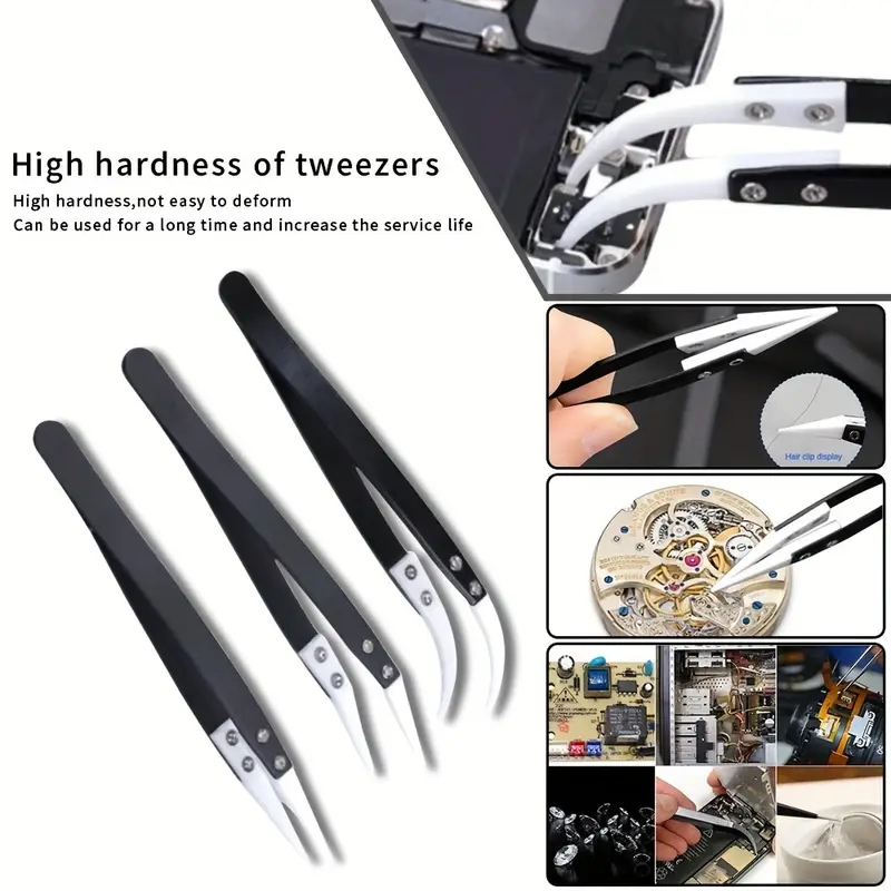 Keramische antistatische pince - Isolation Tweezer Curved recensie en prijs