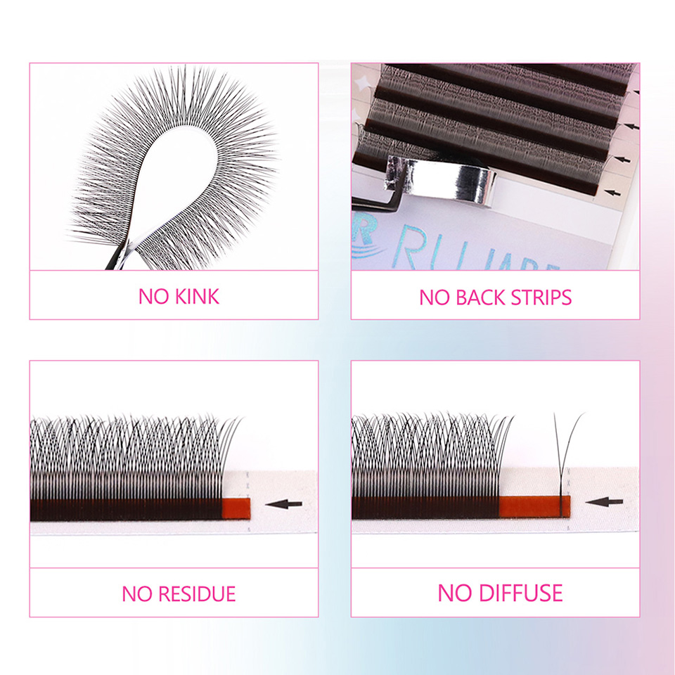 RUJADE 2D Y-vormige Wimperexte - Eyelash Extension Y Shape recensie en prijs