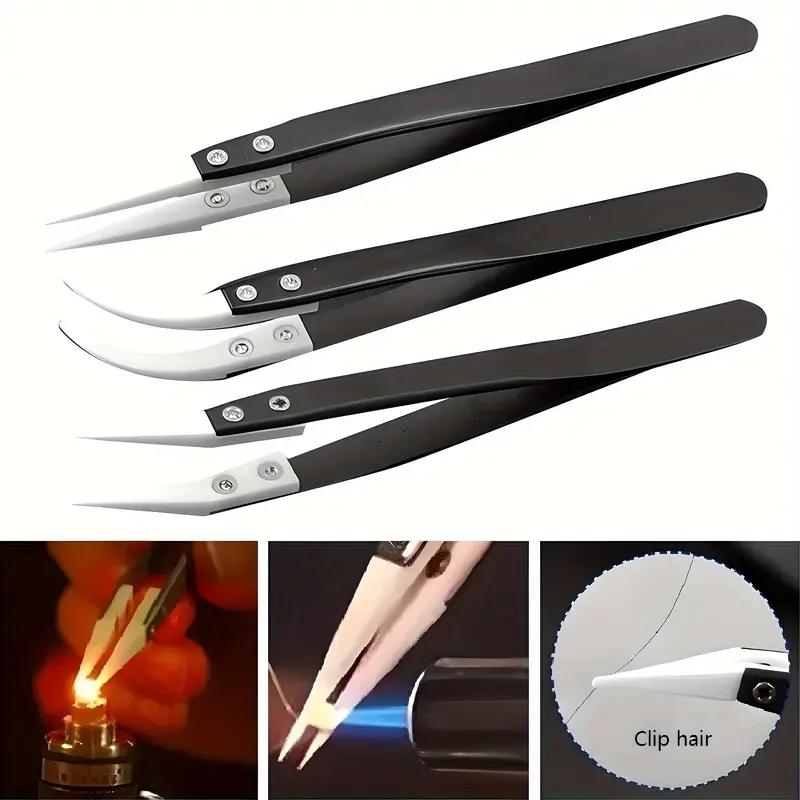 Keramisch antistatisch pincet, - Isolation Tweezer Curved recensie en prijs