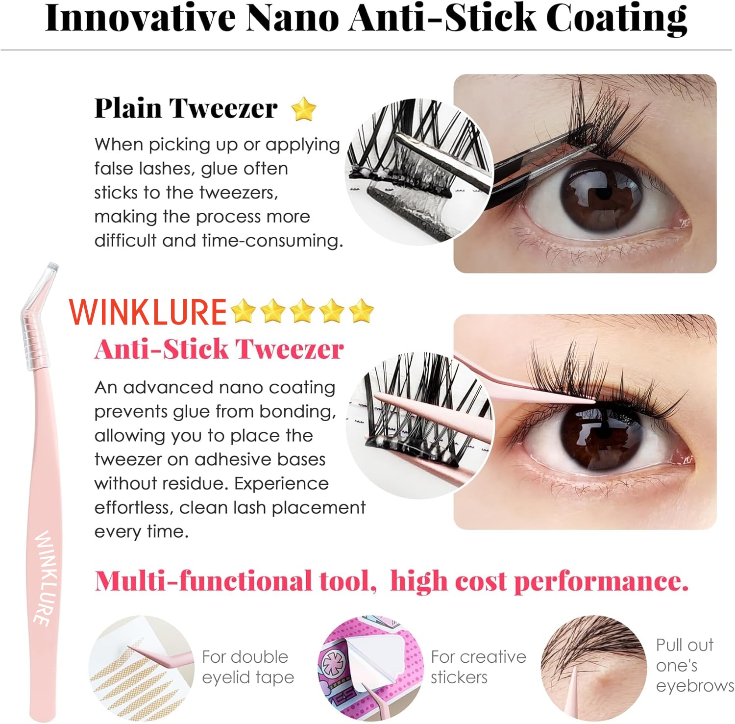 WINKLURE Zelfklevende Kunstwim - Eyelash Extension Volume Cat Eye recensie en prijs